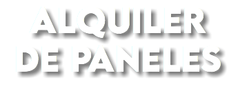ALQUILER DE PANELES